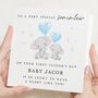 1st Father's Day Card Son In Law From Baby, thumbnail 1 of 7