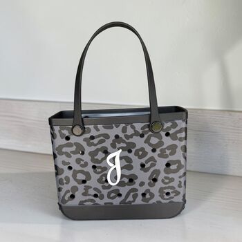 Stylish Leopard Print Shopper/ Beach Bag, Accessorise With Charms/ Keyring’s, 5 of 12