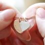 Personalised Double Heart Charm Bracelet, thumbnail 3 of 12