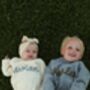 Personalised Name Embroidered Child's Knitted Jumper, thumbnail 8 of 12