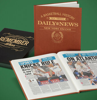 New York Knicks Personalised Nba Basketball Gift Newspaper Book, 10 of 10