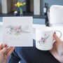 Floral Mother's Day Card And Mug Set, thumbnail 5 of 6