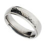 Personalised Titanium Wedding Ring Hammered Texture, thumbnail 1 of 5