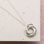 Personalised Five Ring Russian Necklace, thumbnail 2 of 6