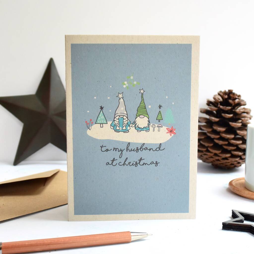 To My Husband/Wife Christmas Card By Paper And Inc  notonthehighstreet.com