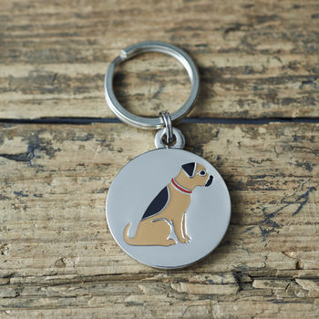 Border Terrier Dog ID Name Tag, 2 of 5