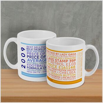 Personalised 16th Birthday Mug Gift 2009, 9 of 12