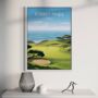Torrey Pines Golf Course Poster – Golf Wall Art Print | Gift For Golfers, Dad, Husband, Golf Gift For Him, Father's Day Gifts, thumbnail 1 of 2