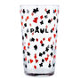 Personalised Suits Name Printed Pint Glass, thumbnail 2 of 6