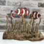 Hand Carved Wooden Clownfish Shoal Ornament, thumbnail 6 of 10
