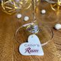 Personalised Rum Glass Charm, thumbnail 3 of 3