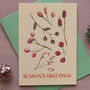 Set Of Six Winter Berries Christmas Cards, thumbnail 3 of 8