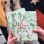 Woodland Winter Christmas Wrapping Paper Set, thumbnail 6 of 8