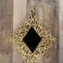 Coral Inspired Gold Diamond Wall Mirror Home Decor Gift, thumbnail 2 of 9