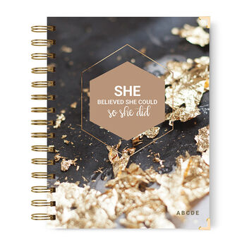 She Believed She Could Hardcover Notebook Journal, 5 of 5