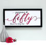 Personalised 50th Birthday Framed Print, thumbnail 2 of 5