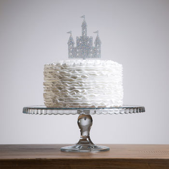 Glitter Acrylic Princess Castle Cake Topper, 2 of 4