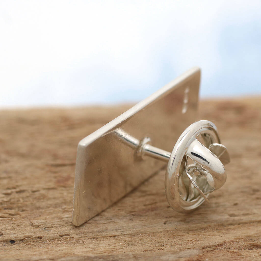 Sterling Silver Bike Tie Pin By Louy Magroos