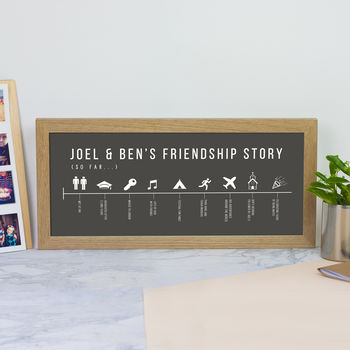 Personalised Friendship Story Print, 2 of 10