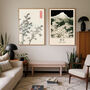Set Of Two Japanese Mountain Art Prints, thumbnail 1 of 4