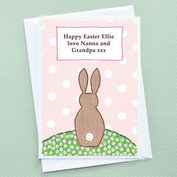 'Bunny' Personalised Easter Card, 2 of 4