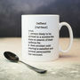 Caffiend Definition Mug, thumbnail 1 of 3