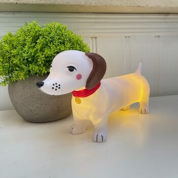 Personalised Sausage Dog Night Light, 4 of 5