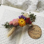 Handcrafted Artisan Meadow Dried Flower Hair Comb, thumbnail 1 of 2