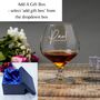 Personalised Father Of The Bride Brandy Glass, thumbnail 5 of 5