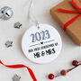 Personalised New Baby Christmas Decoration, thumbnail 2 of 4