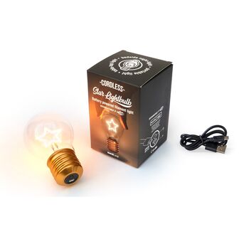 Star Cordless Glass Lightbulb, 4 of 4