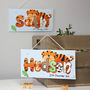 Personalised Jungle Tiger Canvas Sign, thumbnail 9 of 12