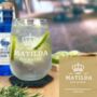 Personalised Gin Glass W/ Coaster Vintage Style Set, thumbnail 8 of 12
