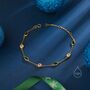 Emerald Green And Clear Cz Bracelet In Sterling Silver, thumbnail 6 of 12
