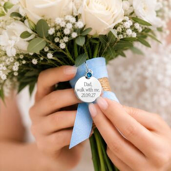 Personalised Wedding Bouquet Keepsake Charm, 2 of 10