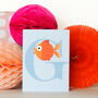 Mini G For Goldfish Card, thumbnail 4 of 5