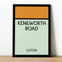 Kenilworth Road Monopoly Luton Football Print, thumbnail 1 of 2