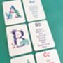 Colourful Educational Alphabet Flashcards, thumbnail 3 of 5