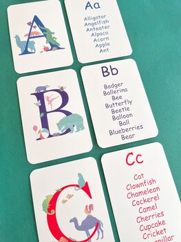 Colourful Educational Alphabet Flashcards, 3 of 5