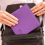 Eco Friendly Disabled Blue Badge Parking Permit Wallet Made From Recycled Bottles In Purple, thumbnail 1 of 11