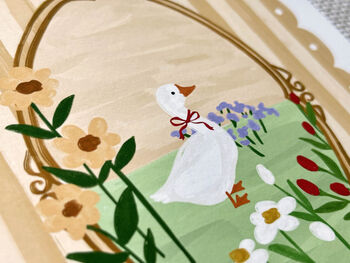 Baby Duck Nursery Art Print, 3 of 5