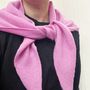 Lambswool Knitted Triangle Scarf, thumbnail 7 of 12