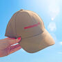 Overthinking Club Embroidered Slogan Cap, thumbnail 7 of 9