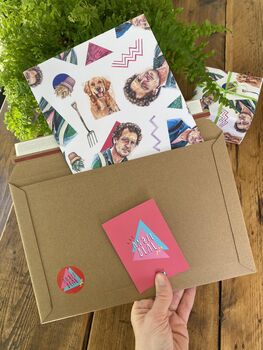 Monty Don Gift Wrap Fun Gardening Wrapping Paper, 4 of 9