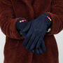 Colourful Faux Suede Gloves, thumbnail 3 of 6