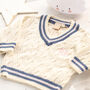 Toffee Moon First Birthday Personalised Cricket Jumper, thumbnail 11 of 12