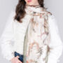 Wonderland Toile Silky Scarf, thumbnail 1 of 7