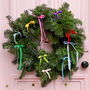 Colourful Christmas Wreath Bows, thumbnail 3 of 3