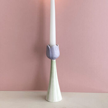 Ceramic Tulip Candle Holder, 6 of 6