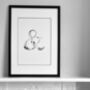 'And Symbol' Linear Illustration Print, thumbnail 6 of 8